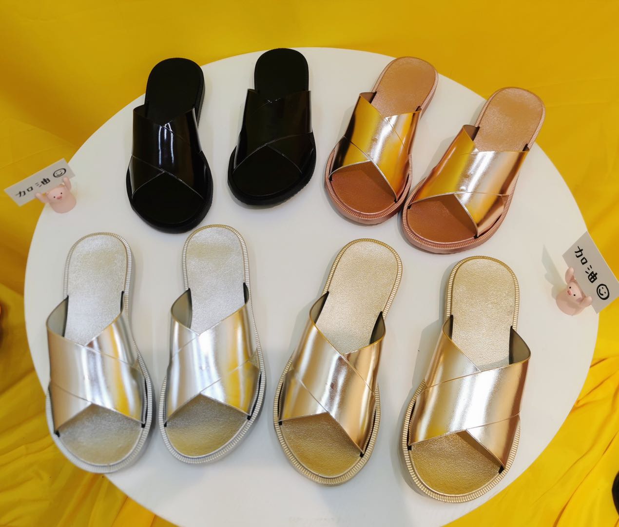 Cemented Shoes--Sandal Shoes